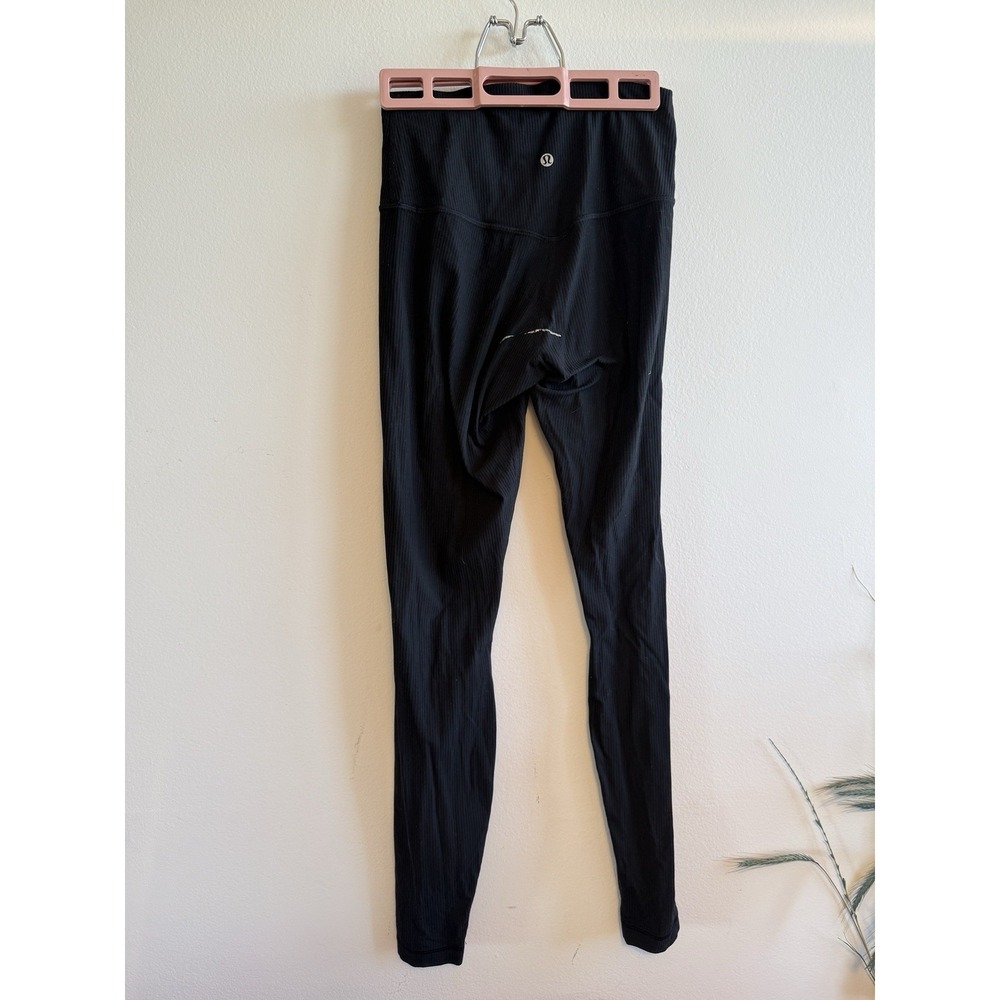 Lululemon Align Ribbed High-Rise Pant 28" size 6 Black‎ Flaws